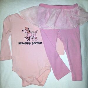 Okie Dokie Pink Outfit. Size 18m